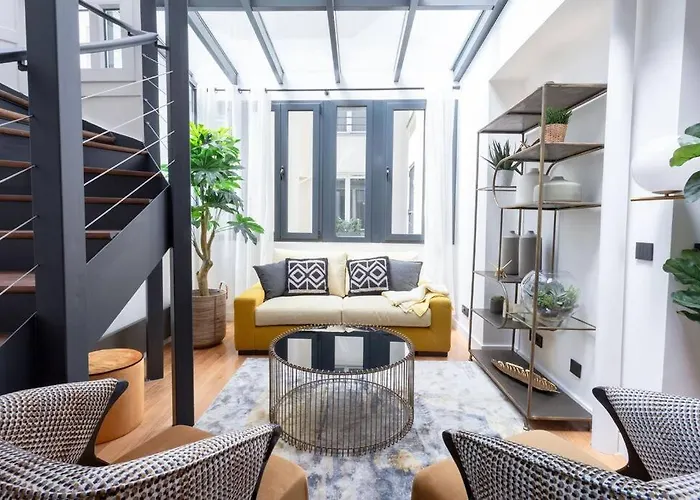 My Veranda - Marais - Republique- Luxury Family Avec Climatisation * Paryż